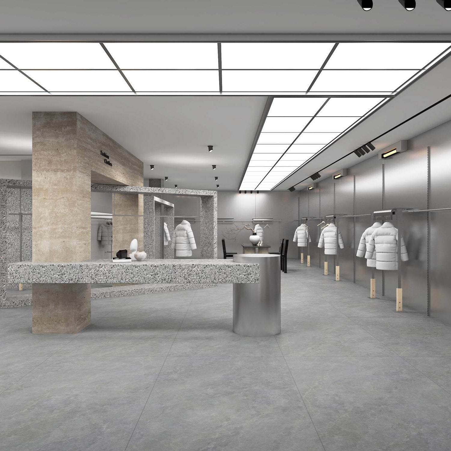 WXMY18L1809-SY09XB Industrial Style-Size 1200×1800×9mm-Light Gray