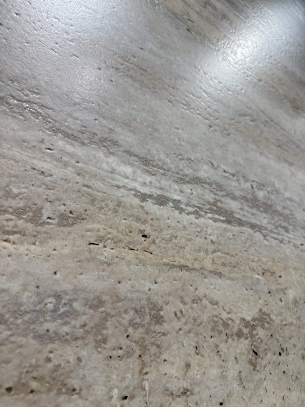 Y27M1245-MG09B HORIZONTAL TRAVERTINE BEIGE Ceramic Slab | Size 1200×2700×9mm