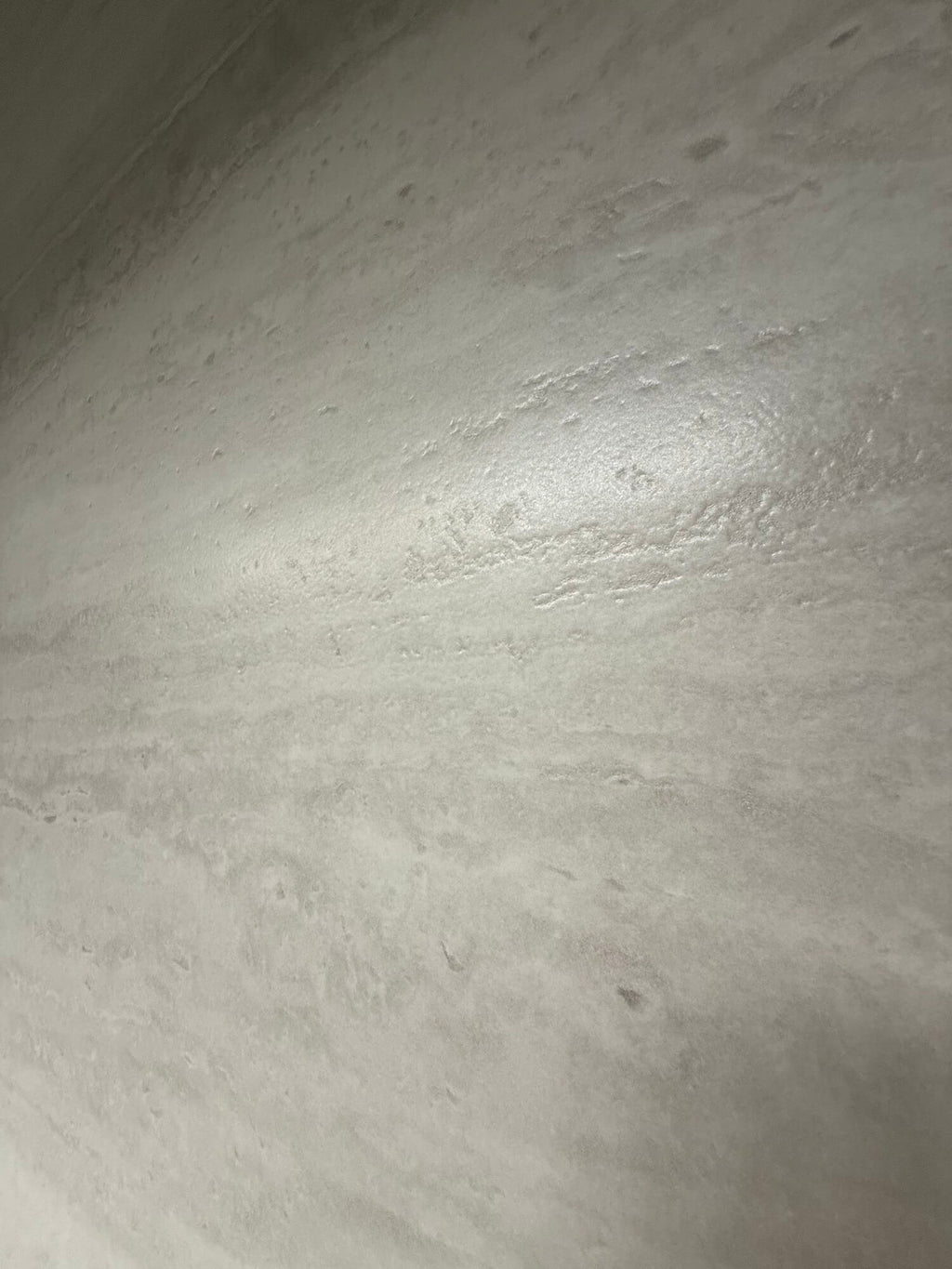 Y27M1424-MG09XB Horizontal Grain Travertine Cream White Sintered Stone Slab | 1200×2700mm 9mm