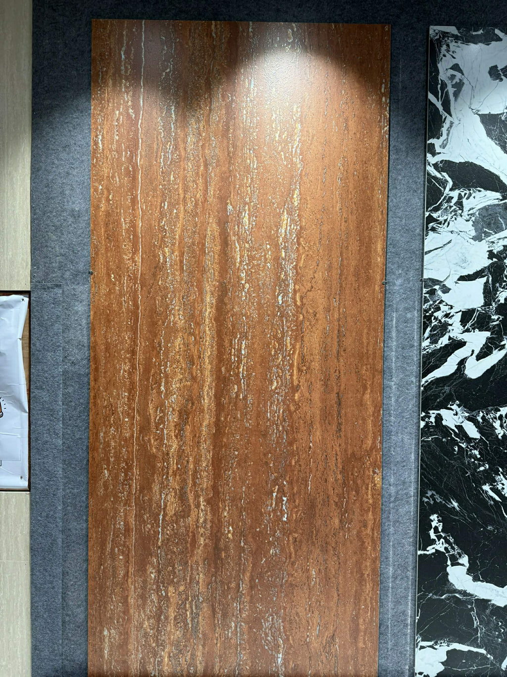 Y27M1254-MG09XB Italian Red Travertine Slab | 1200×2700mm 9mm
