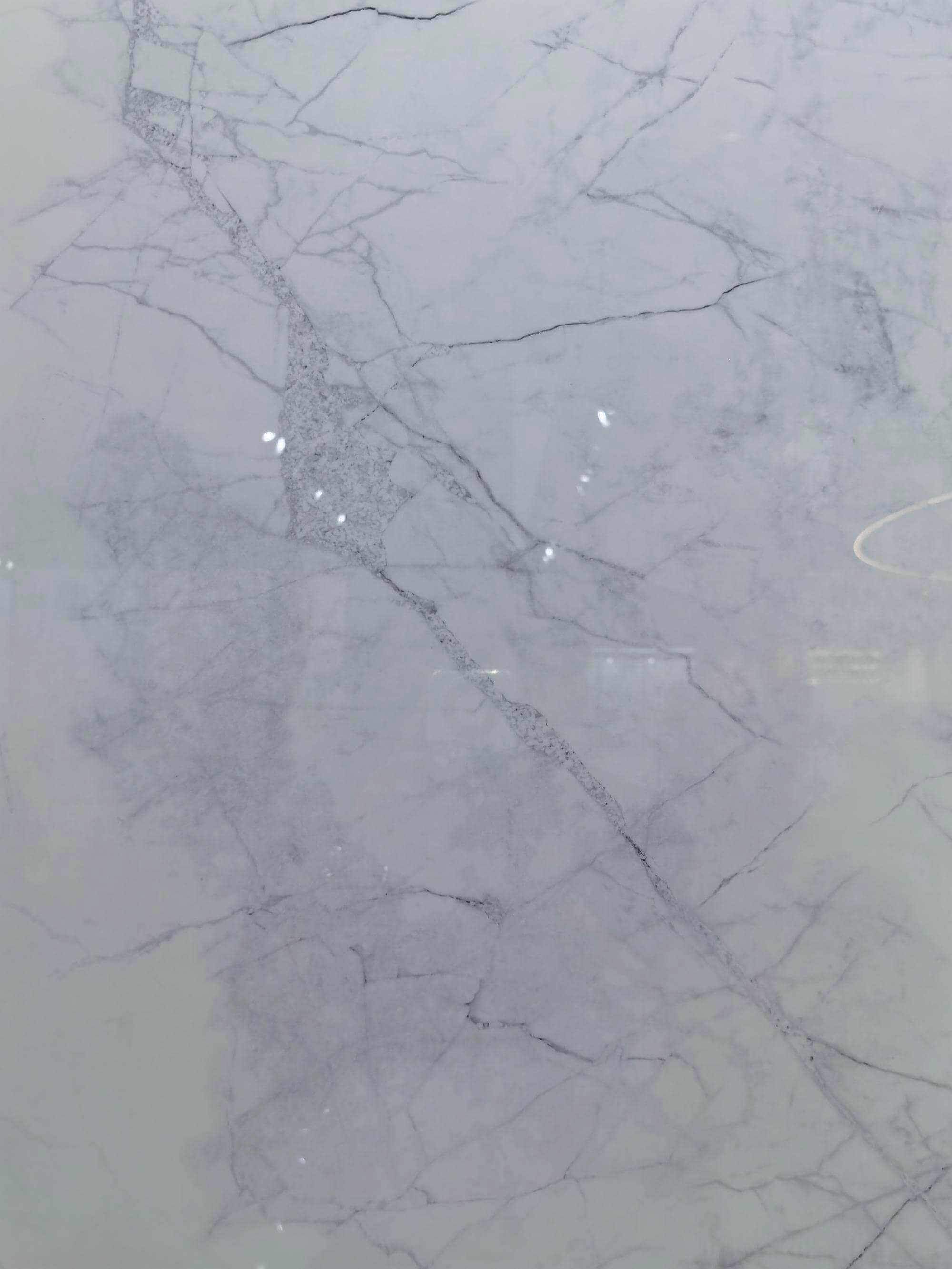 WXMY18L1824-QP09XB COLD RIVER SNOW Sintered Stone Slab-Size 1200×1800×9mm
