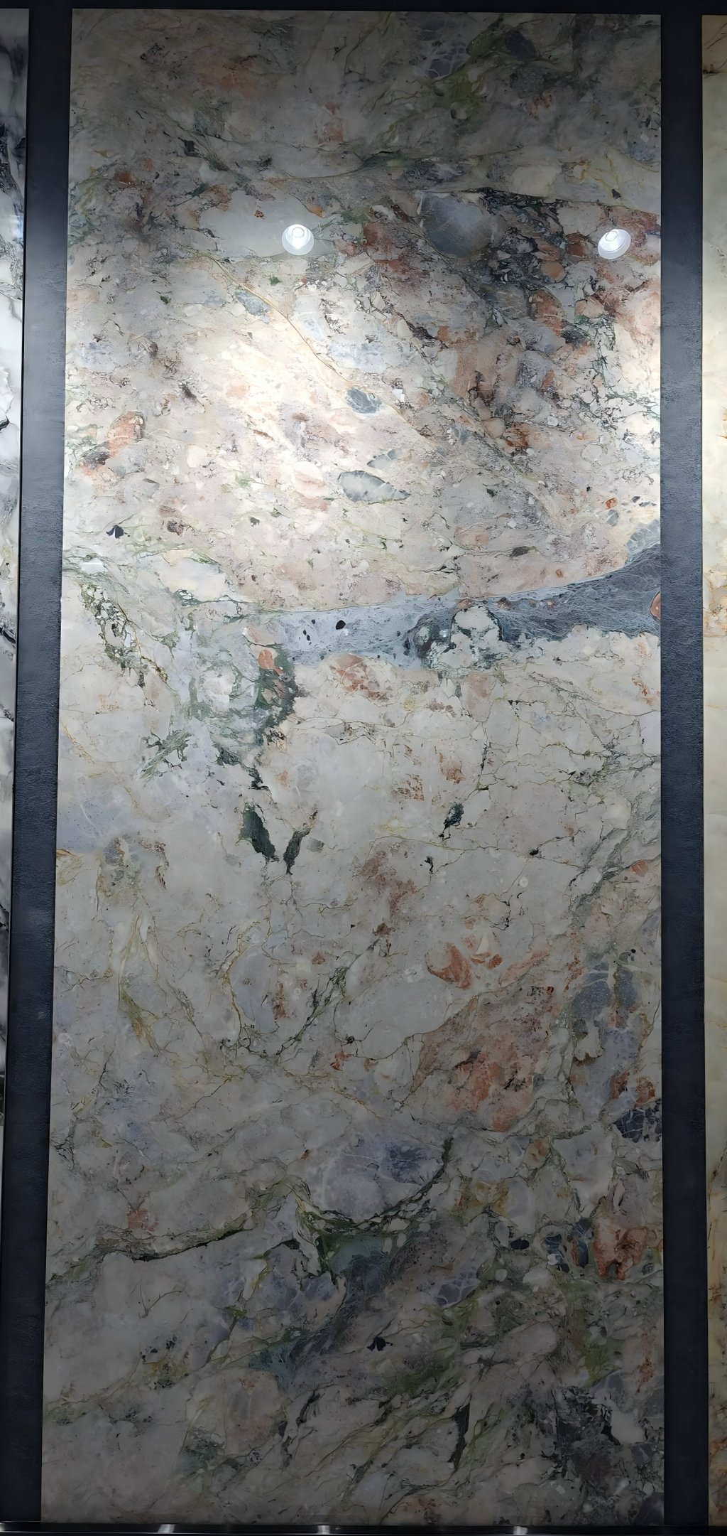 2309GB1068Q‑ABC Premium Four‑Season Pink‑Green Sintered Stone Slab | 1200×3000mm 9mm