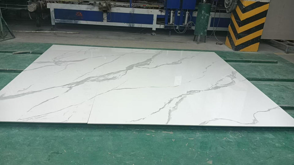 2309GB0062Q-ABC Premium Royal Fish Belly White Sintered Stone Slab | 1200×3000mm 9mm