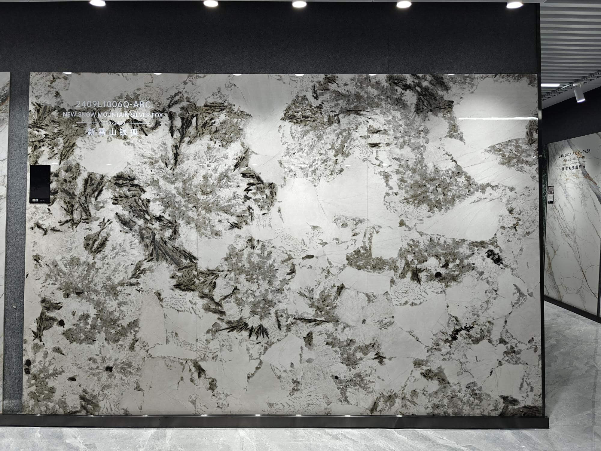 2409L1006Q-ABC New Snow Mountain Silver Fox Ceramic Floor Tile-Size 1200×2400×9mm
