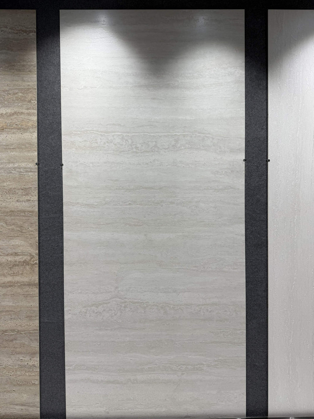 Y27M1424-MG09XB Horizontal Grain Travertine Cream White Sintered Stone Slab | 1200×2700mm 9mm