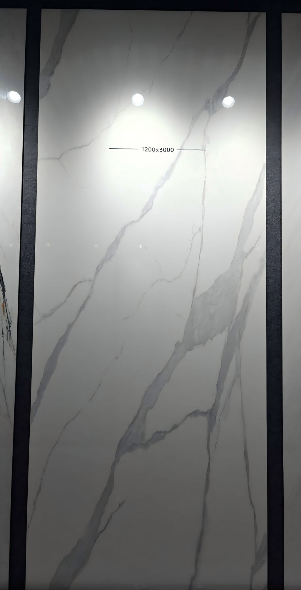 2309GB1025Q‑ABC Premium Top‑Grade Fish‑Belly‑White Sintered Stone Slab | 1200×3000mm 9mm
