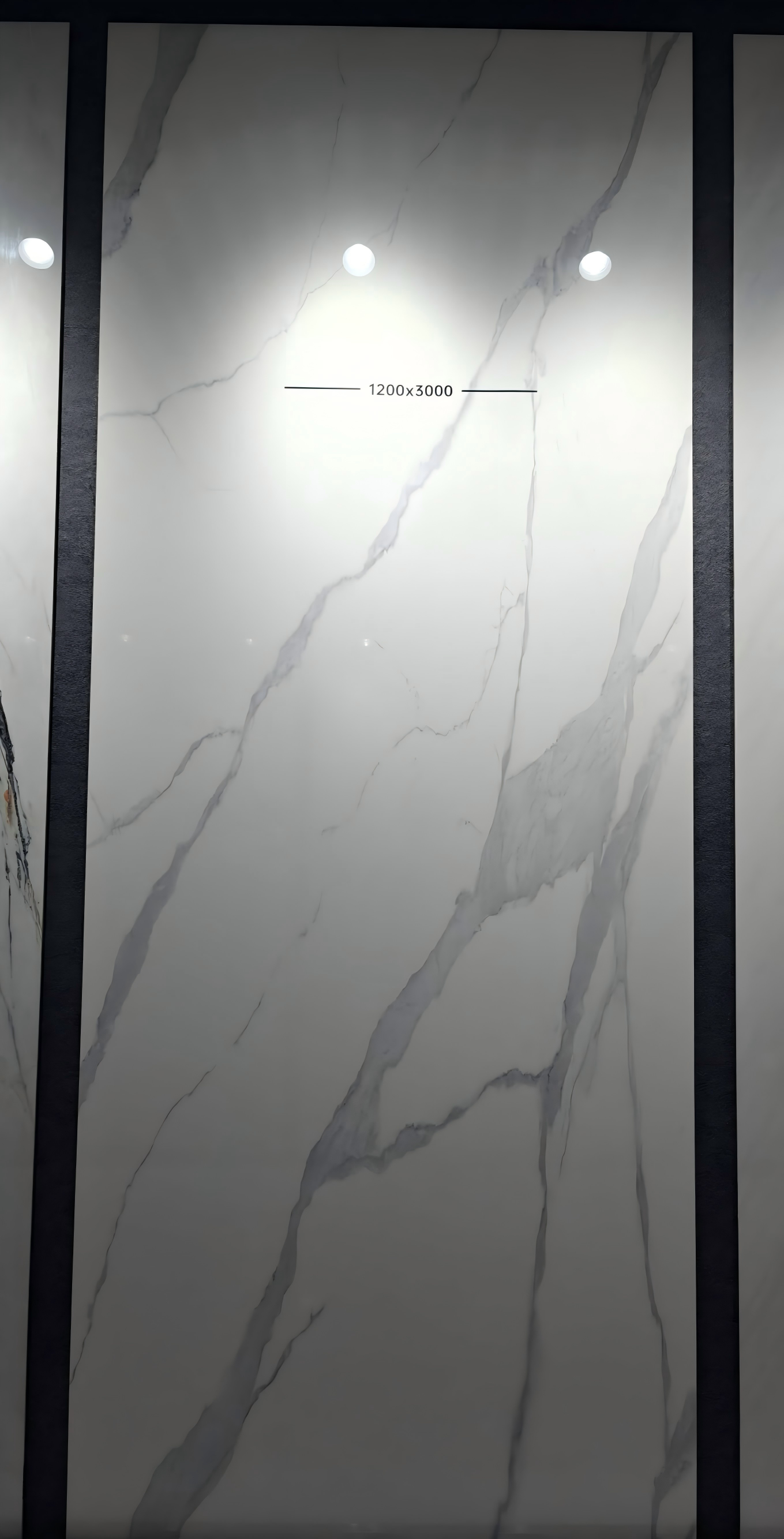 2309GB1025Q‑ABC Premium Top‑Grade Fish‑Belly‑White Sintered Stone Slab | 1200×3000mm 9mm