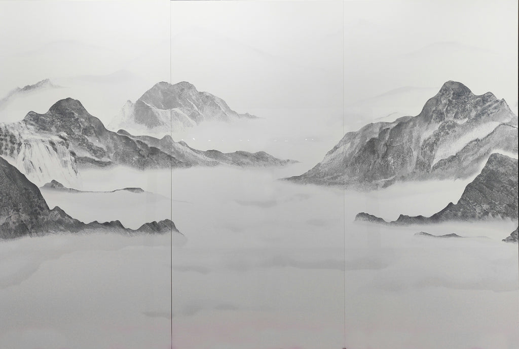 24M383A.B.C-QP09ZB SEA OF CLOUDS Ceramic Floor Tile-Size 1200×2400×9mm