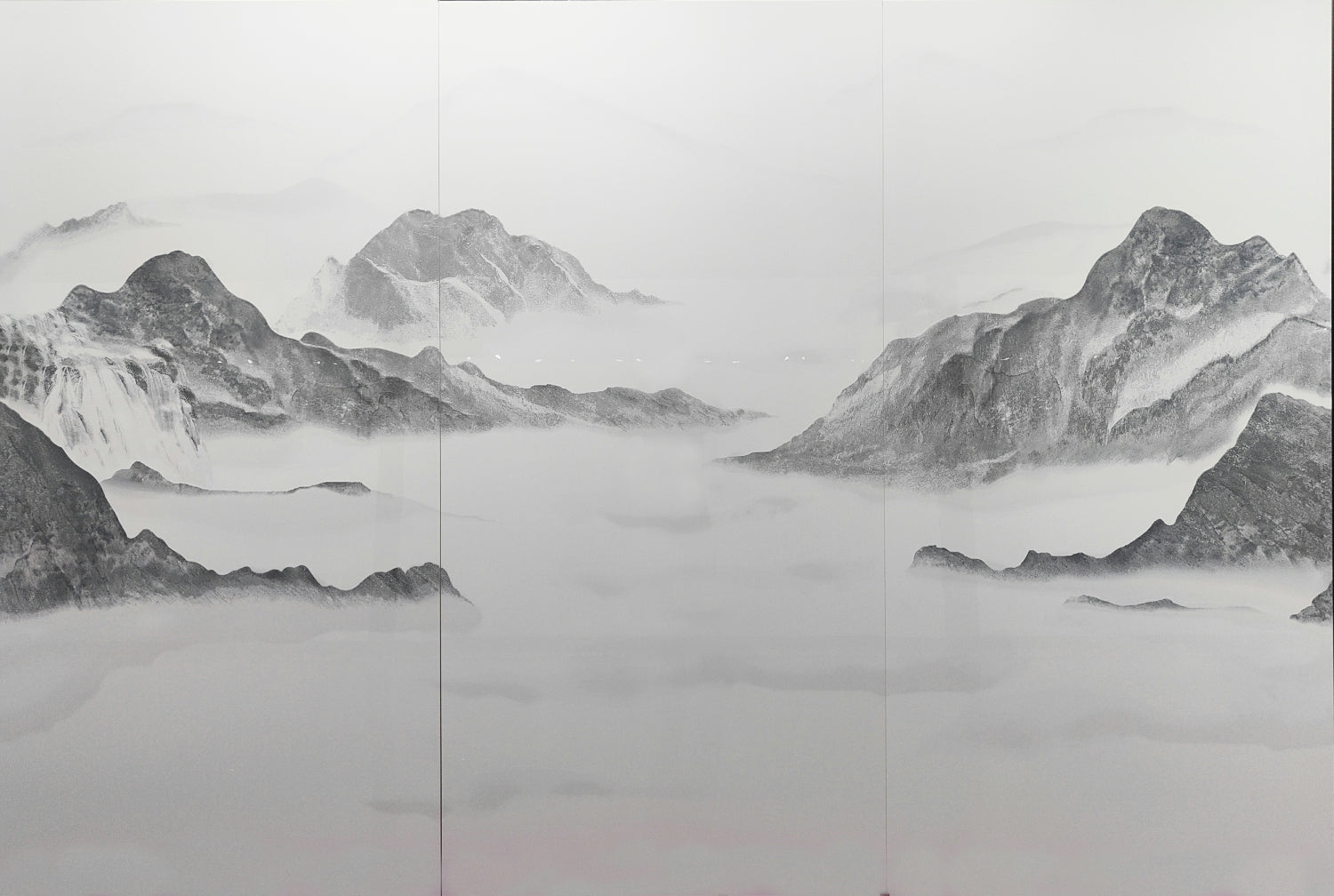 24M383A.B.C-QP09ZB SEA OF CLOUDS Ceramic Floor Tile-Size 1200×2400×9mm