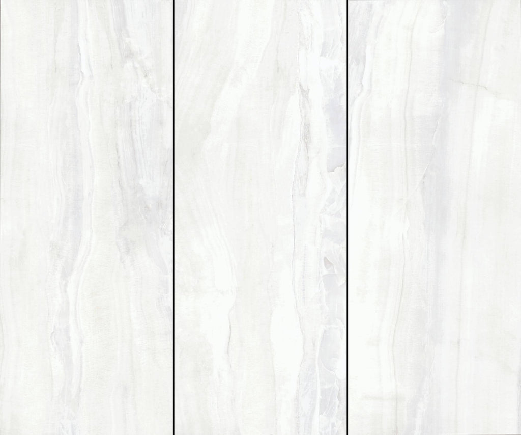 2309GB130Q Glacier White Jade Sintered Stone Slab | 1200×3000mm 9mm