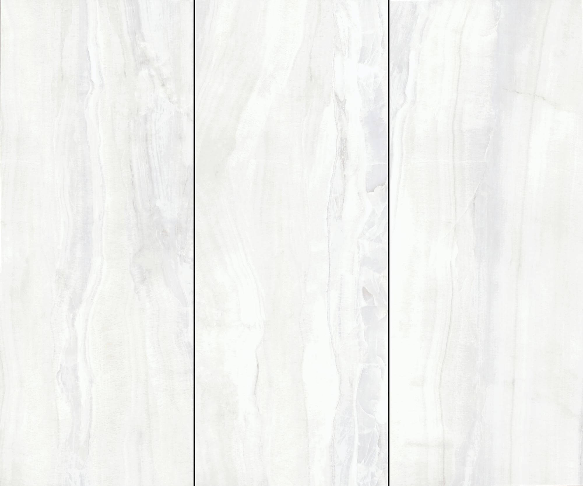 2309GB130Q Glacier White Jade Sintered Stone Slab | 1200×3000mm 9mm