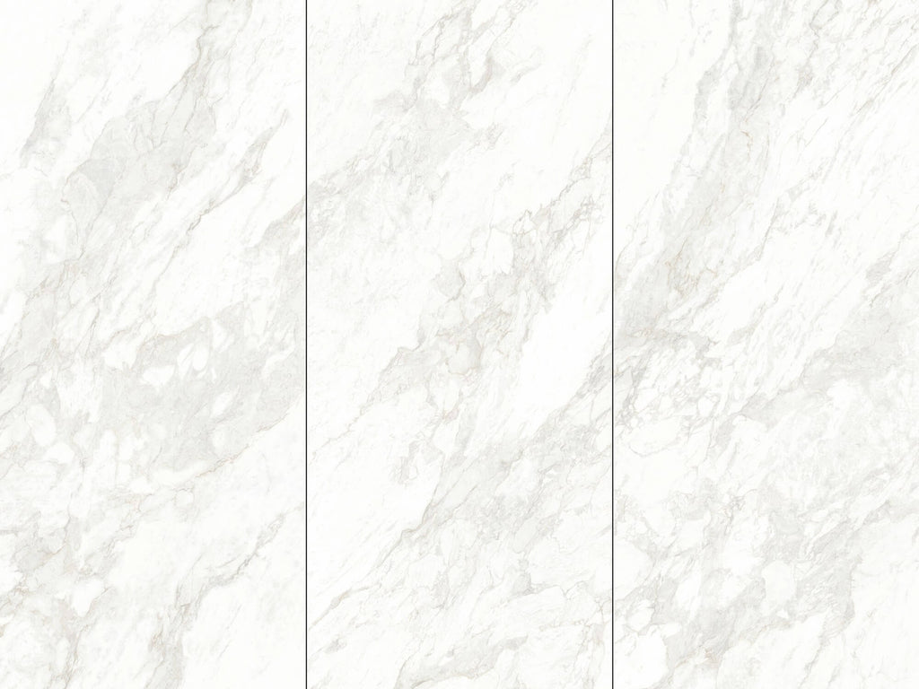Y27M1247-MG09XB Hollande White Ceramic Slab | 1200×2700mm 9mm