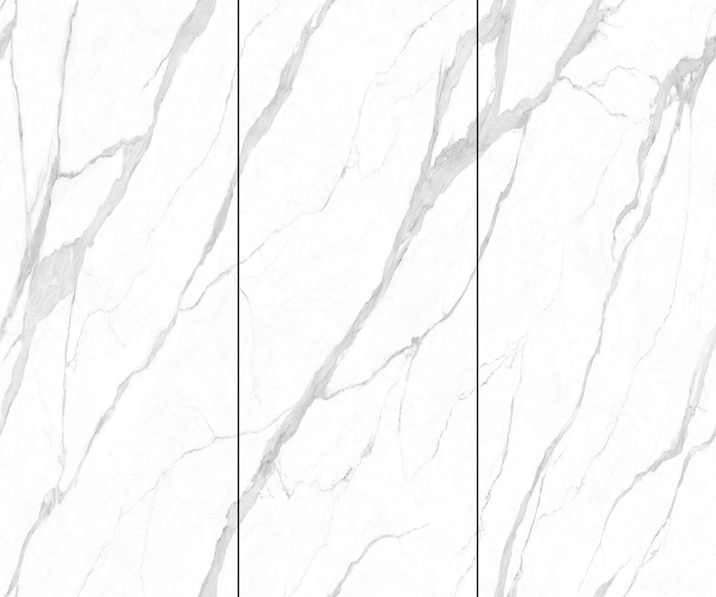 2309GB1025Q‑ABC Premium Top‑Grade Fish‑Belly‑White Sintered Stone Slab | 1200×3000mm 9mm