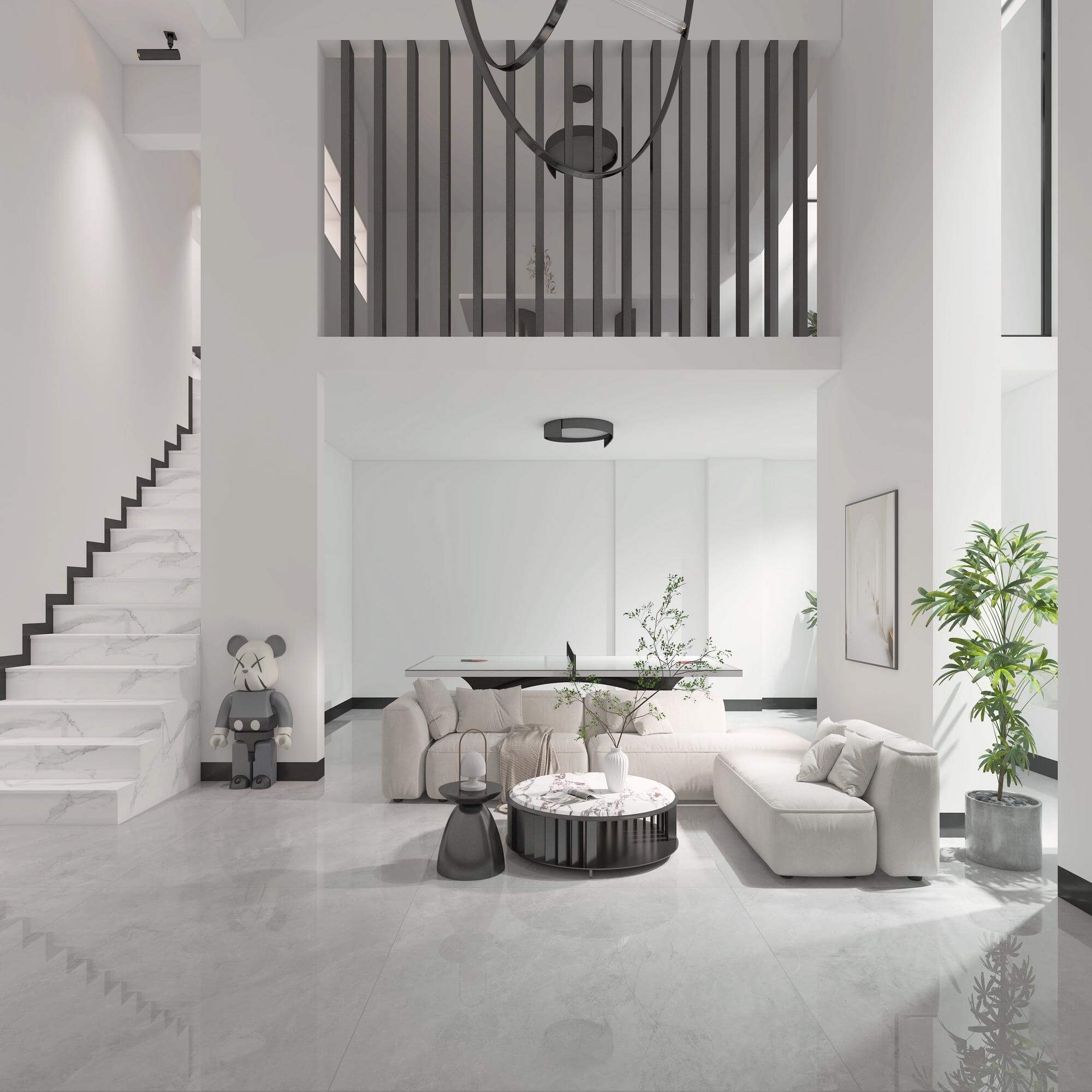 WXMY12L1806-QP09XB Cayori Grey Ceramic Floor Tile-Size 1200×1200×9mm