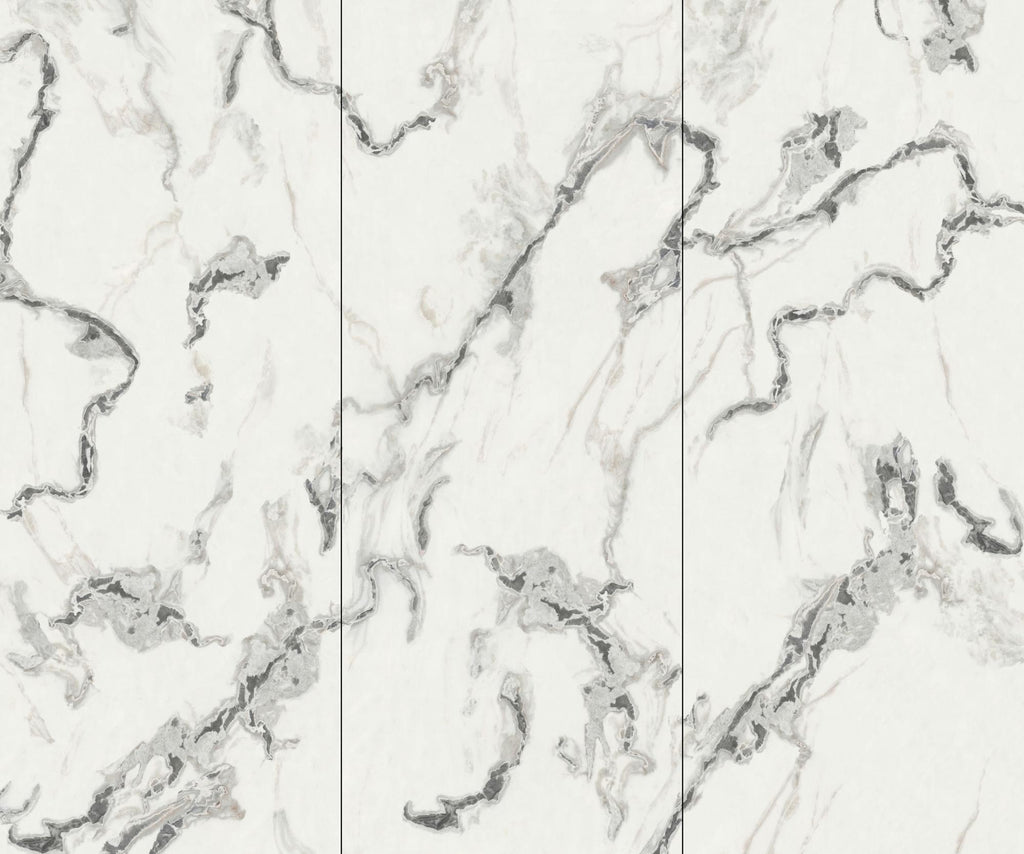 2309GB1092Q-ABC Premium Fendi White Sintered Stone Slab | 1200×3000mm 9mm