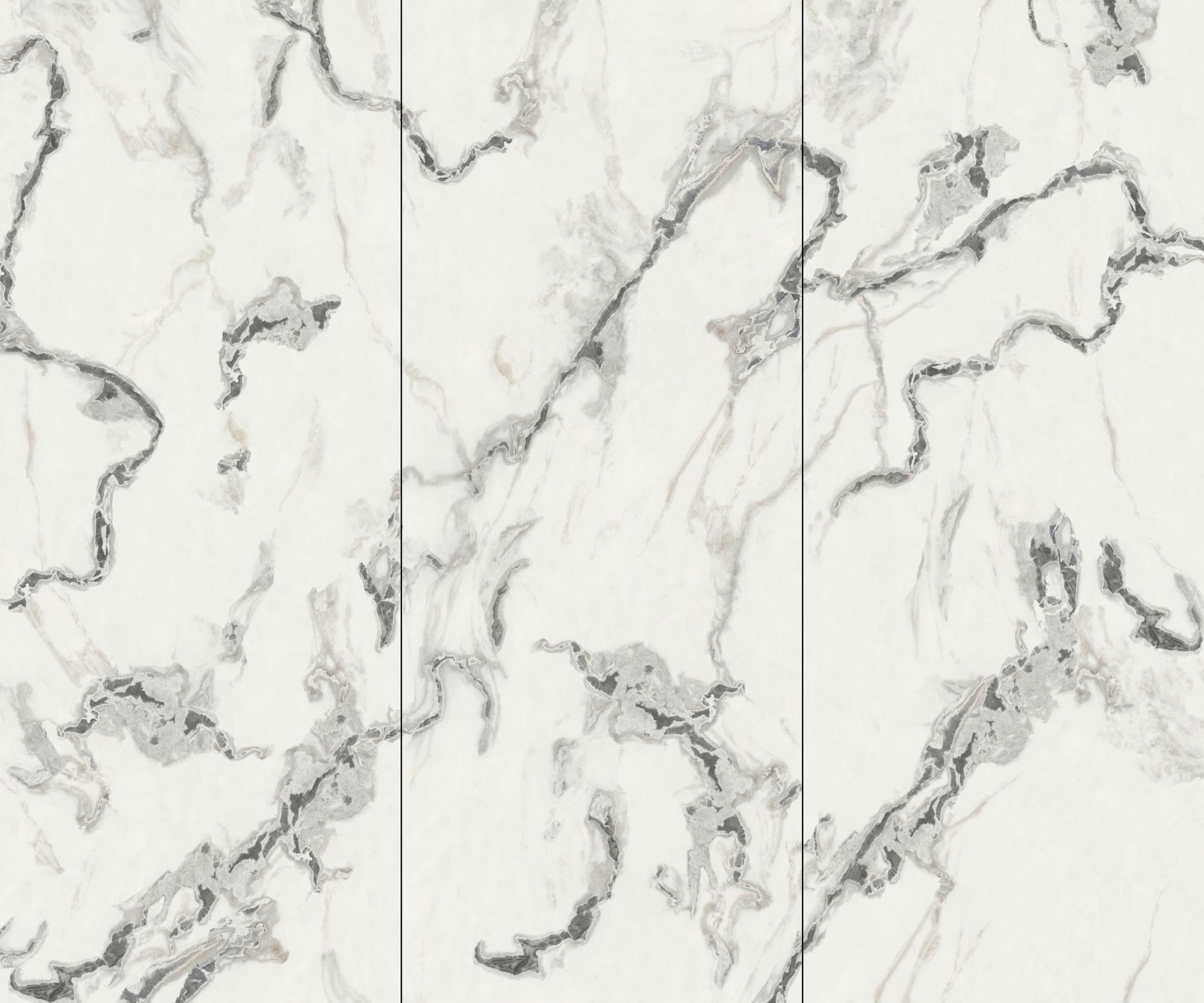 2309GB1092Q-ABC Premium Fendi White Sintered Stone Slab | 1200×3000mm 9mm