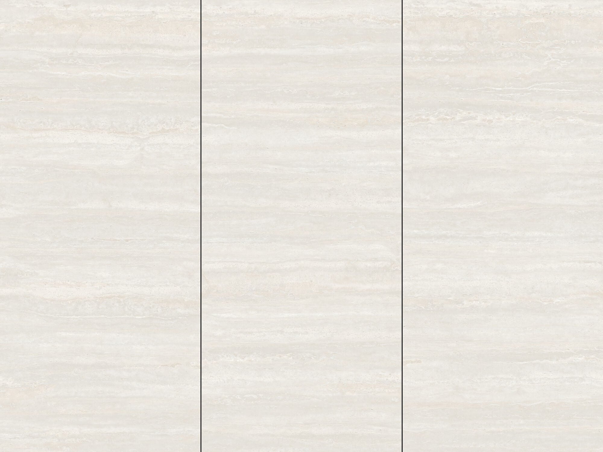 Y27M1424-MG09XB Horizontal Grain Travertine Cream White Sintered Stone Slab | 1200×2700mm 9mm