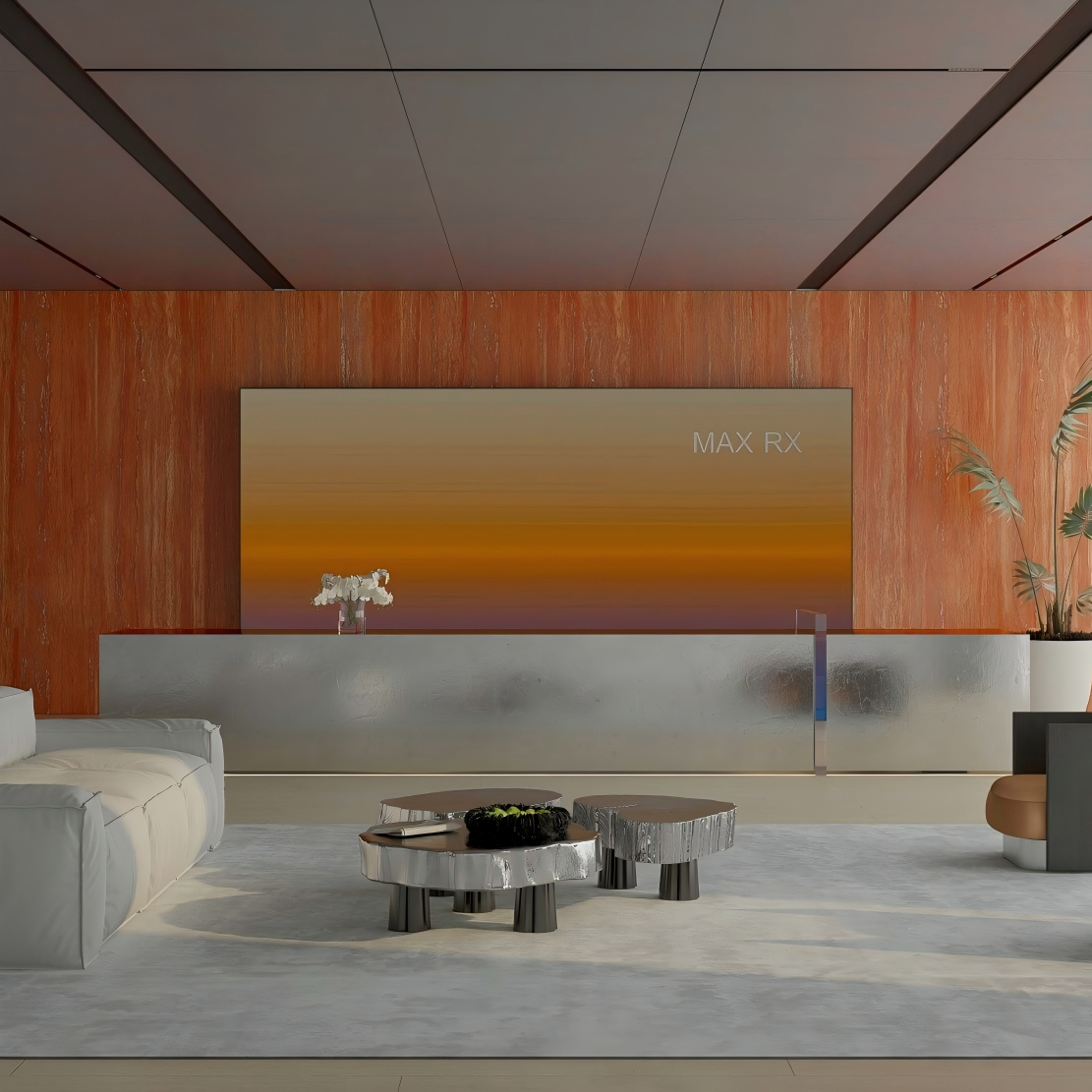 Y27M1254-MG09XB Italian Red Travertine Slab | 1200×2700mm 9mm