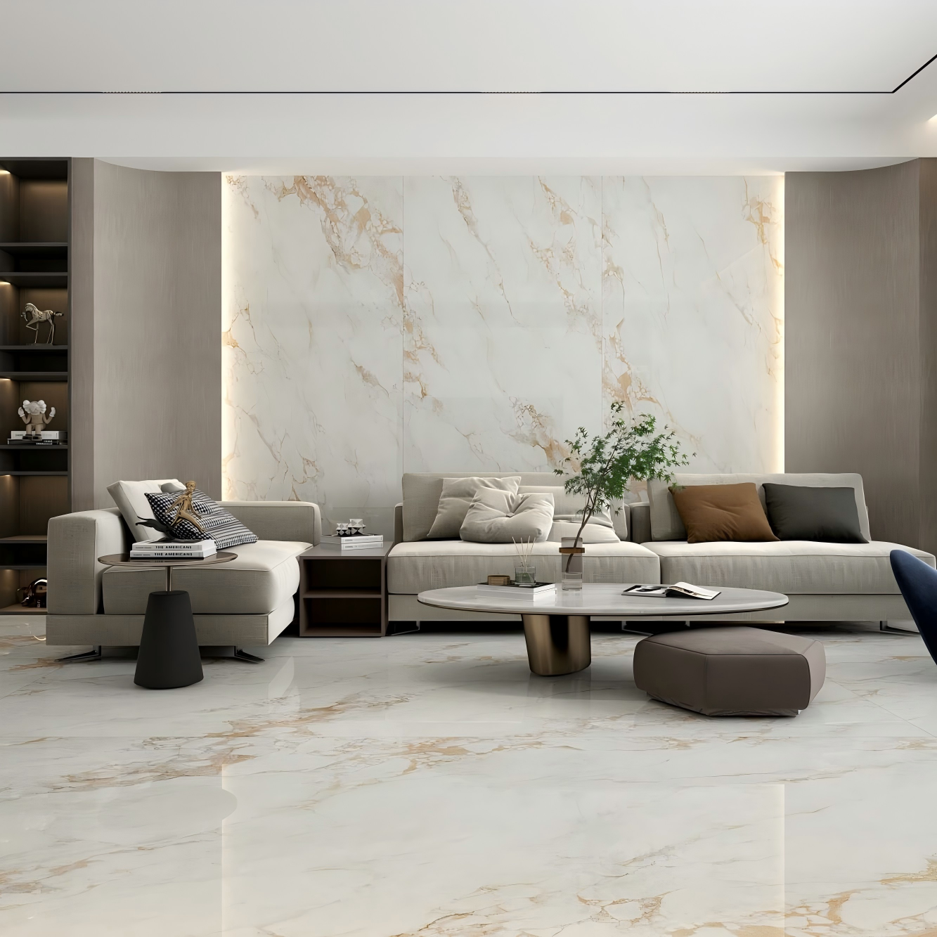 2309GB1093Q Premium Bvlgari Pink Sintered Stone Slab | 1200×3000mm 9mm