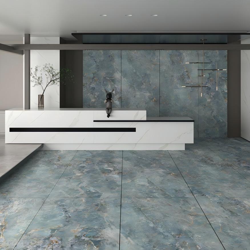 2409L5005Q Bahia Sapphire Ceramic Floor Tile-Size 1200×2400×9mm