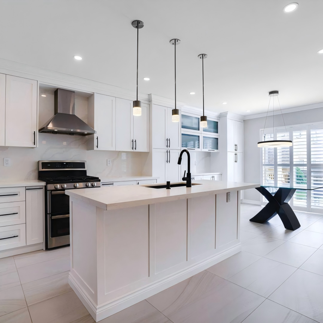 Carlia200901 White Shaker Cabinets – Timeless Minimalist Style