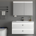 2805 Modern Wall Mounted Plywood Bathroom Cabinet