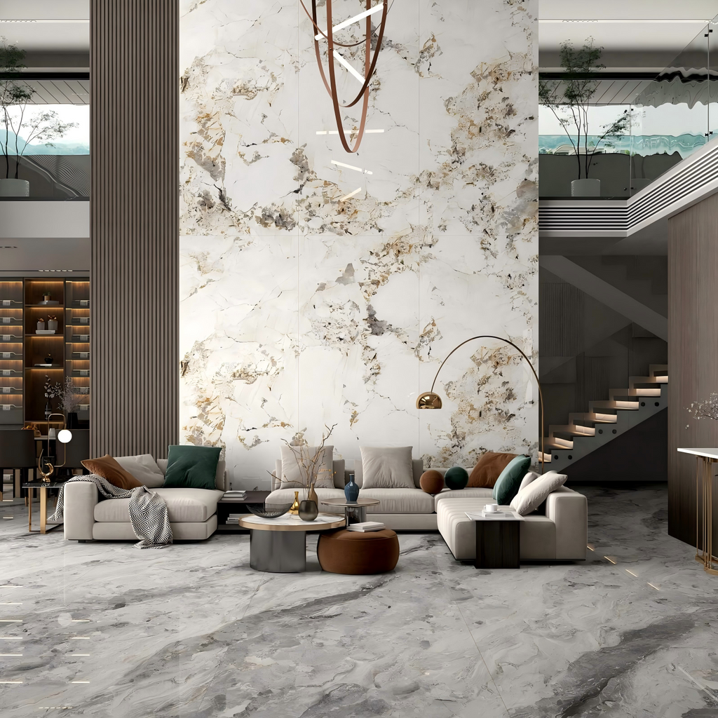 2309GB0240Q-ABC Dropping Flower Pandora Sintered Stone Slab | 1200×3000mm 9mm