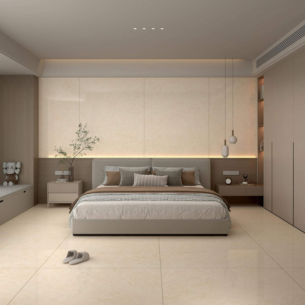 WXMY18L1803-QP09XB1200×1800×9mm Modern Minimalist Luxury Tiles-Magnolia White
