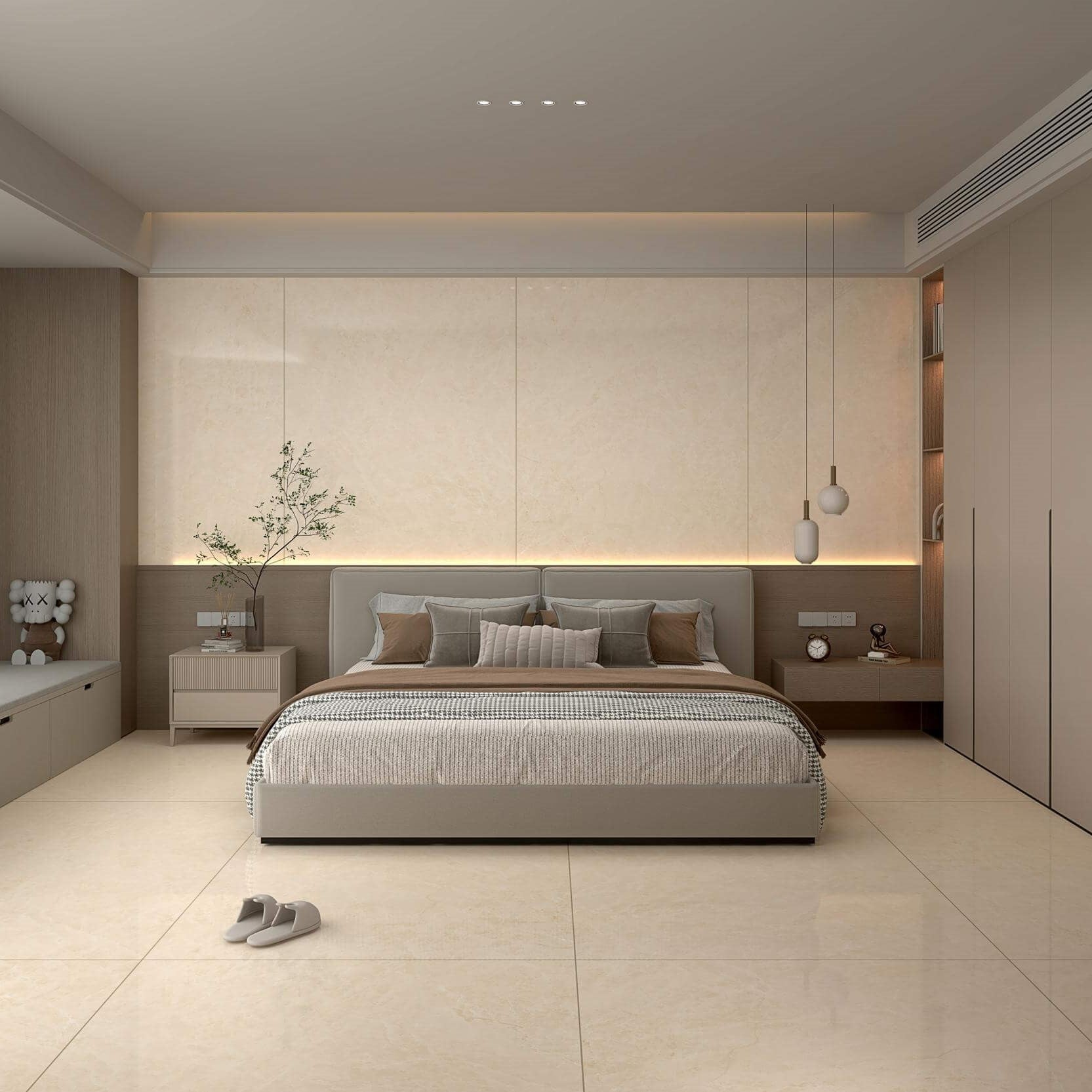 WXMY18L1803-QP09XB1200×1800×9mm Modern Minimalist Luxury Tiles-Magnolia White