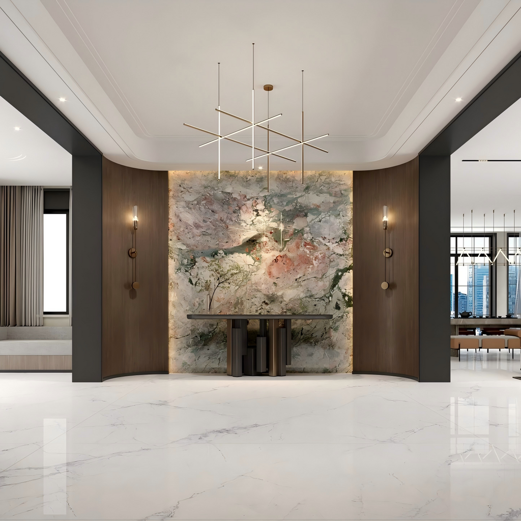 2309GB0077Q-ABC Cold River Snow Sintered Stone Slab | 1200×3000mm 9mm
