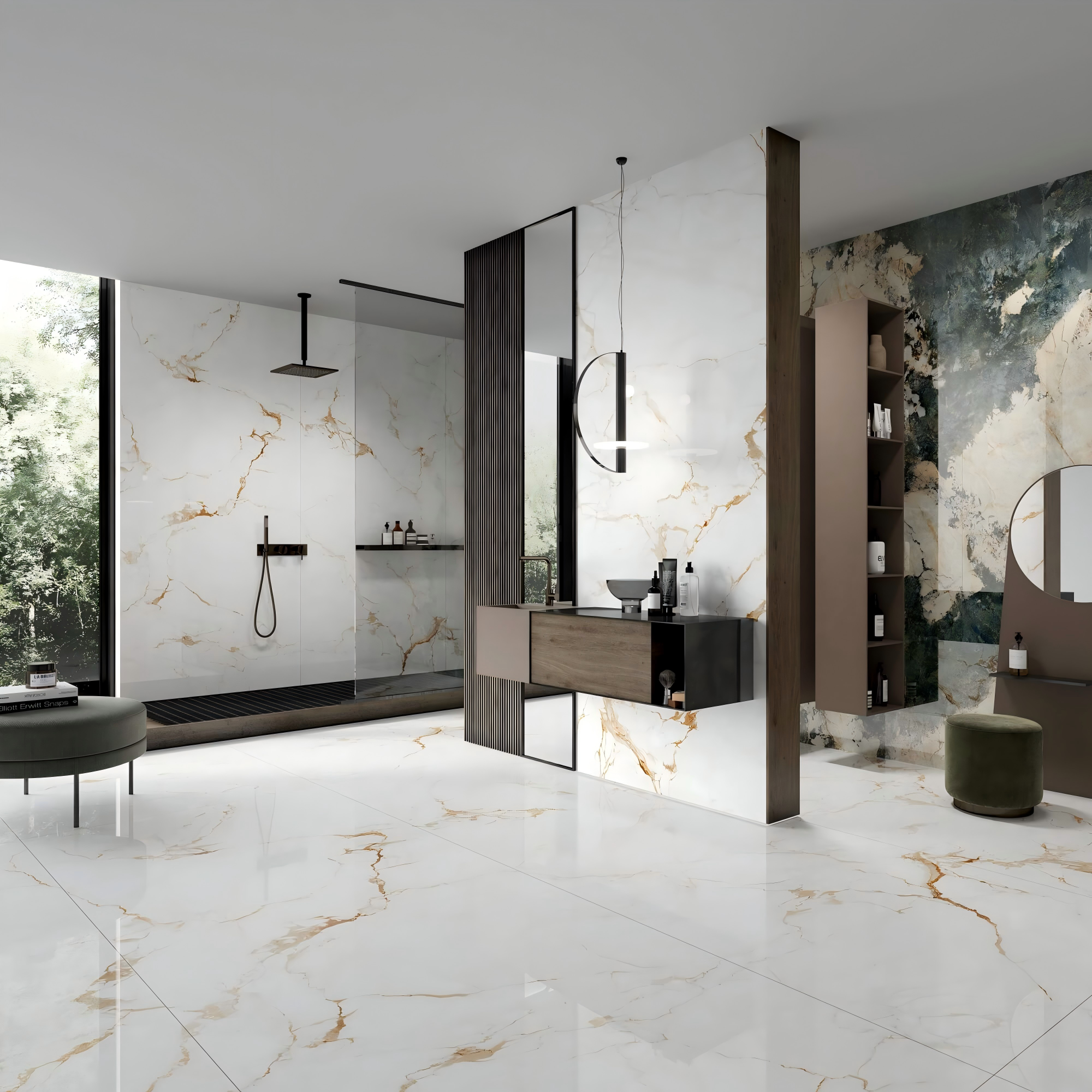 2309GB1089Q-ABC Premium Italy Golden White Sintered Stone Slab | 1200×3000mm 9mm