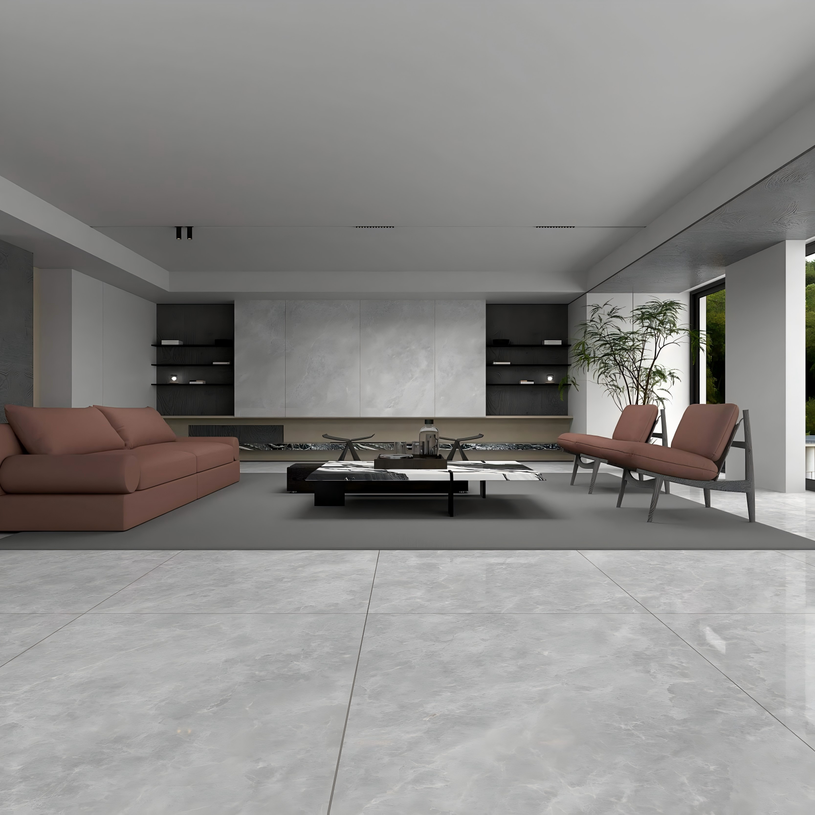 WXMY18L1809-QP09XB ARISE LIGHT GREY Sintered Stone Slab-Size 1200×1800×9mm