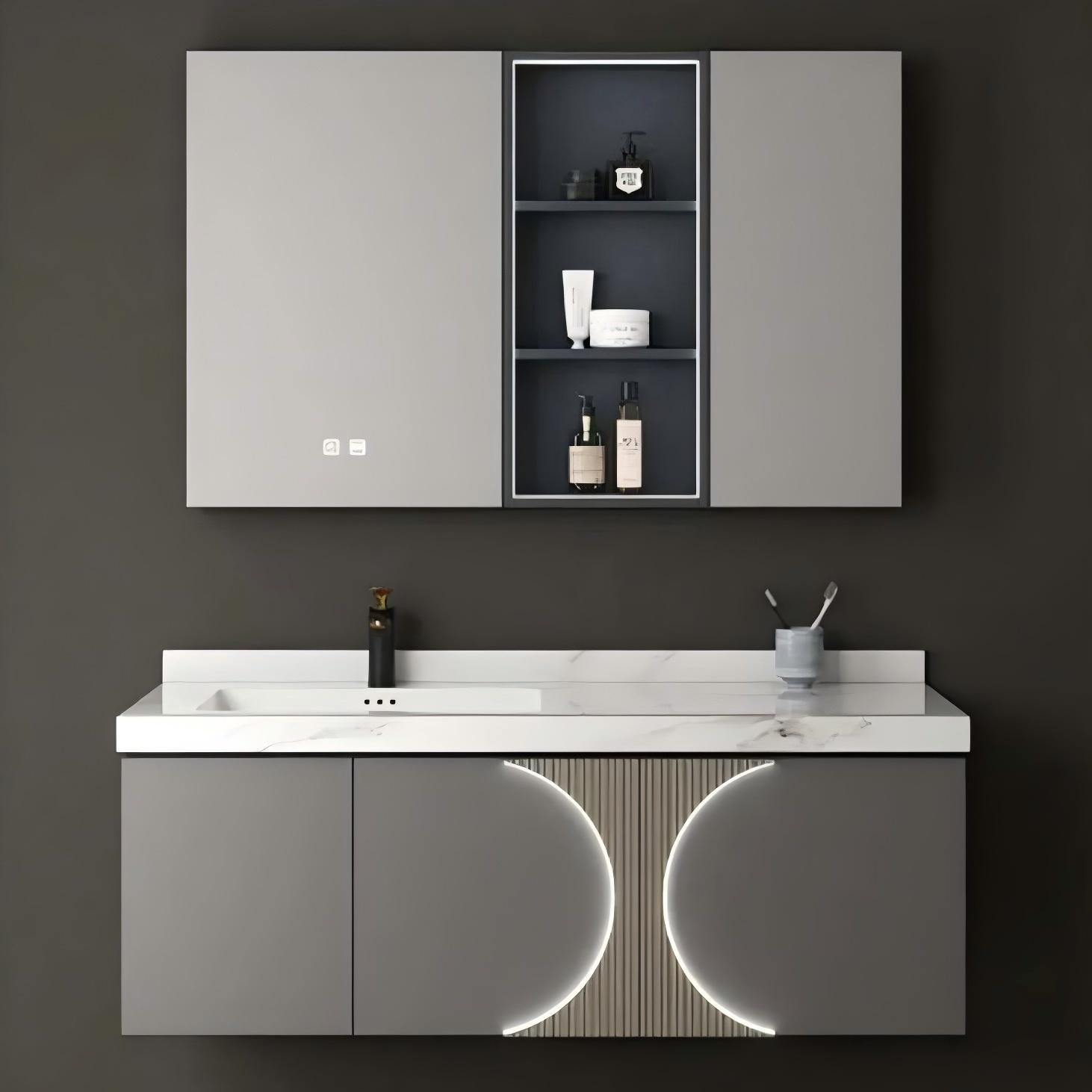 2230Y Modern Wall Mounted Plywood Bathroom Cabinet