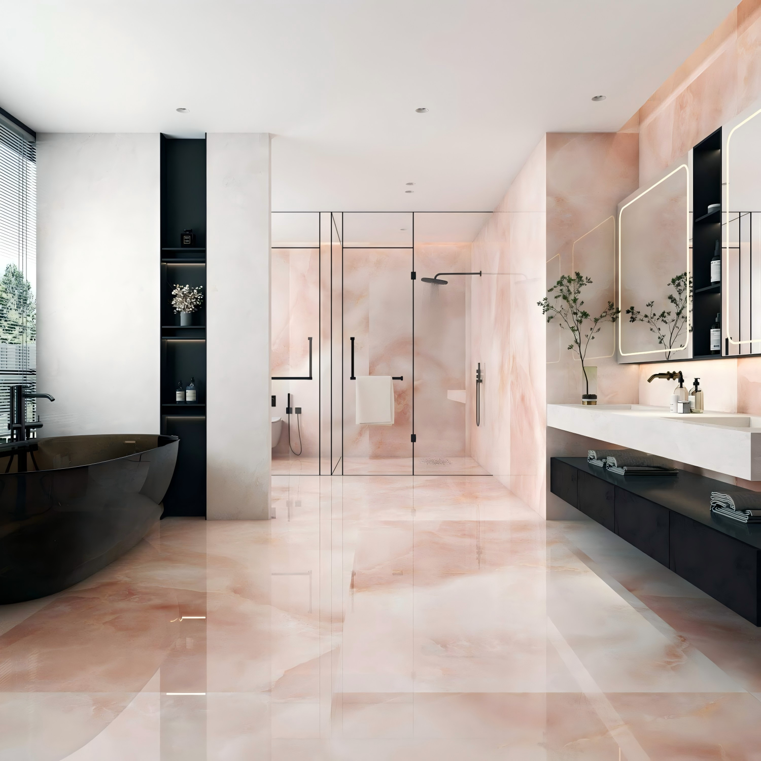 2409L1083Q Beisha Powder Jade Ceramic Floor Tile-Size 1200×2400×9mm