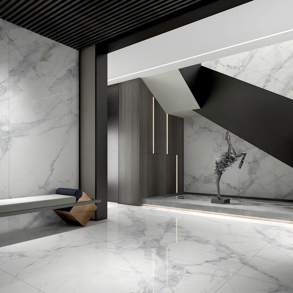 2309GB1109Q-ABC Premium New Top Hanjiang Snow Sintered Stone Slab | 1200×3000mm 9mm