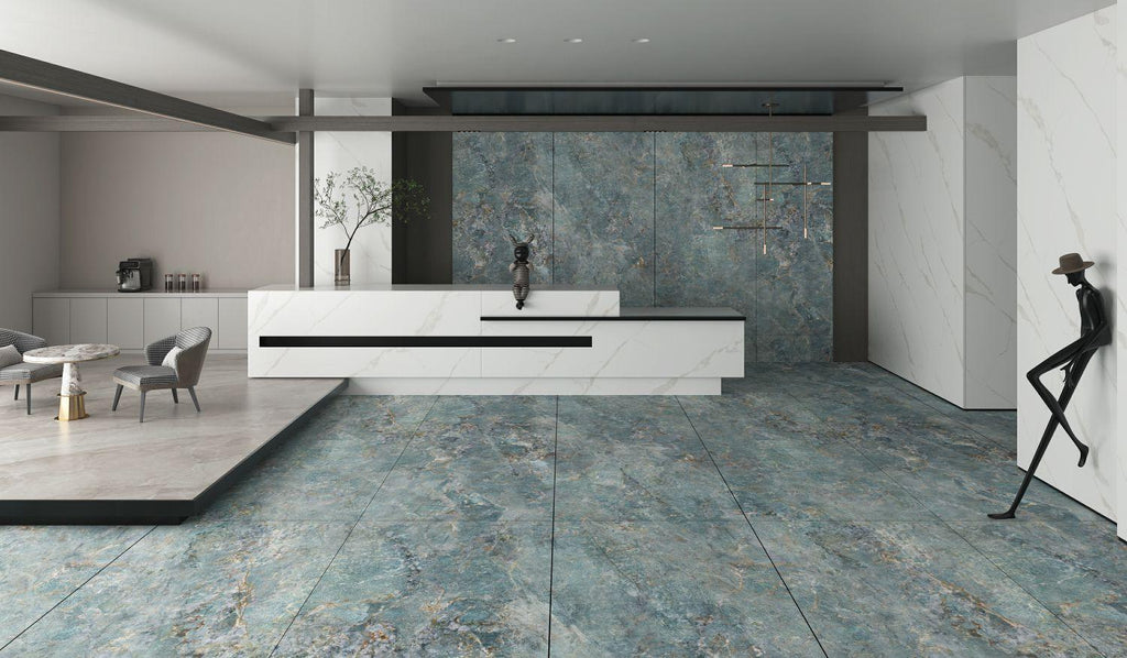2409L5005Q Bahia Sapphire Ceramic Floor Tile-Size 1200×2400×9mm