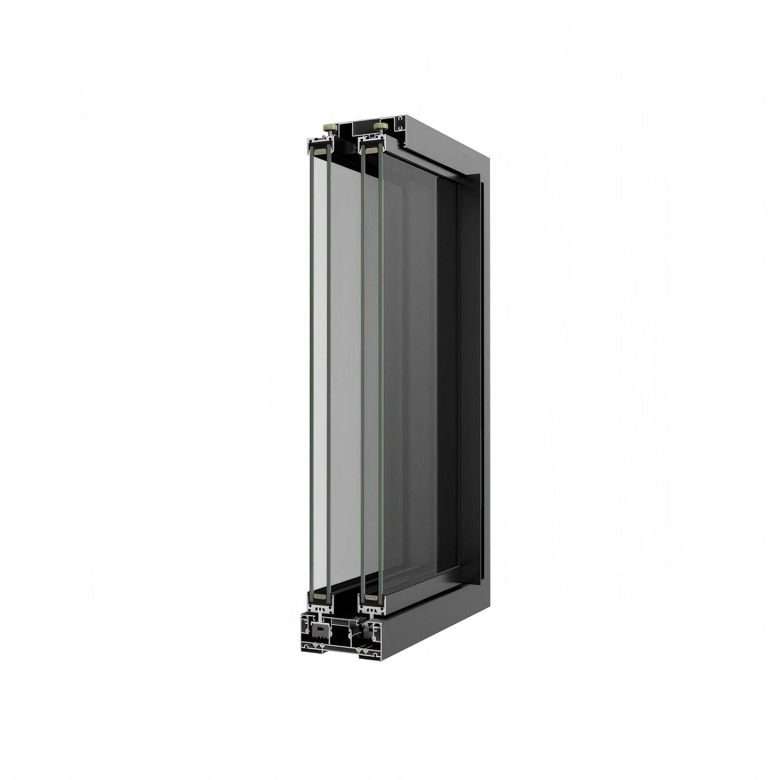 EIFFEL SERIES SLIDING DOOR | 137mm Frame, 1.6mm Profile, 6+24Ar+6mm Glass
