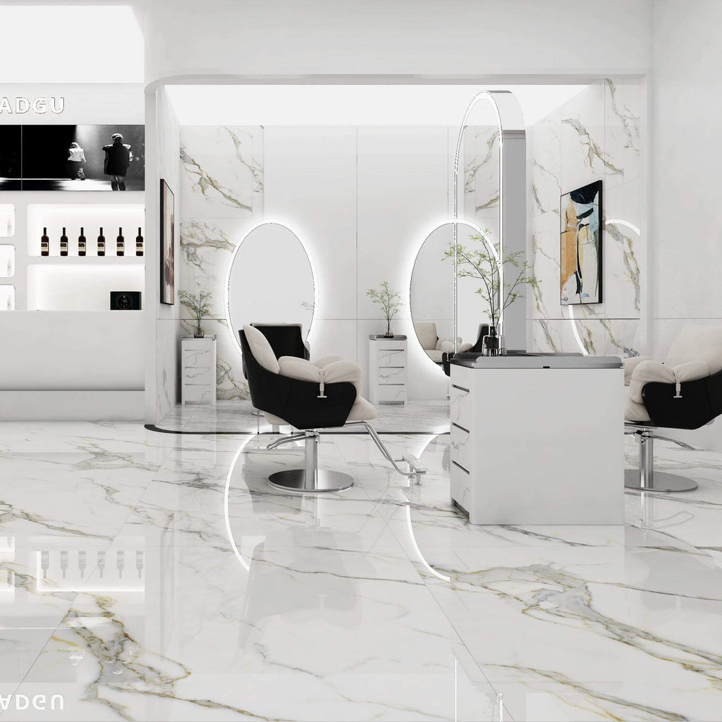WXMY12L1800-QP09XB Cara Gold Ceramic Floor Tile-Size 1200×1200×9mm