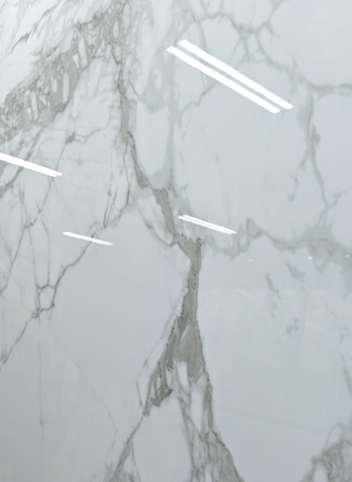 2409L1009Q MESCUBAI Sintered Stone Slab - 1200×2400×9mm High Gloss Polished Surface