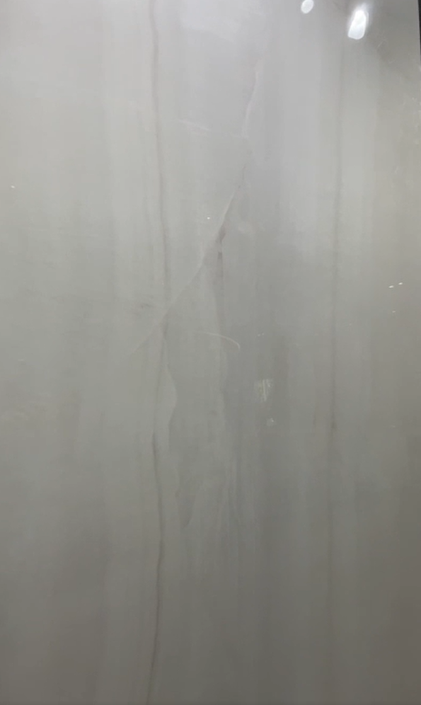 2309GB130Q Glacier White Jade Sintered Stone Slab | 1200×3000mm 9mm