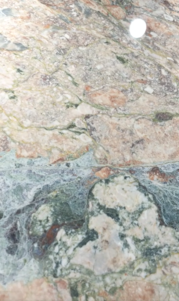 2309GB1068Q‑ABC Premium Four‑Season Pink‑Green Sintered Stone Slab | 1200×3000mm 9mm