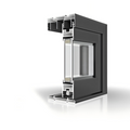 GLORY SERIES 128/192mm Depth 5.0mm Thickness 6063-T5 Aluminum Sliding Door