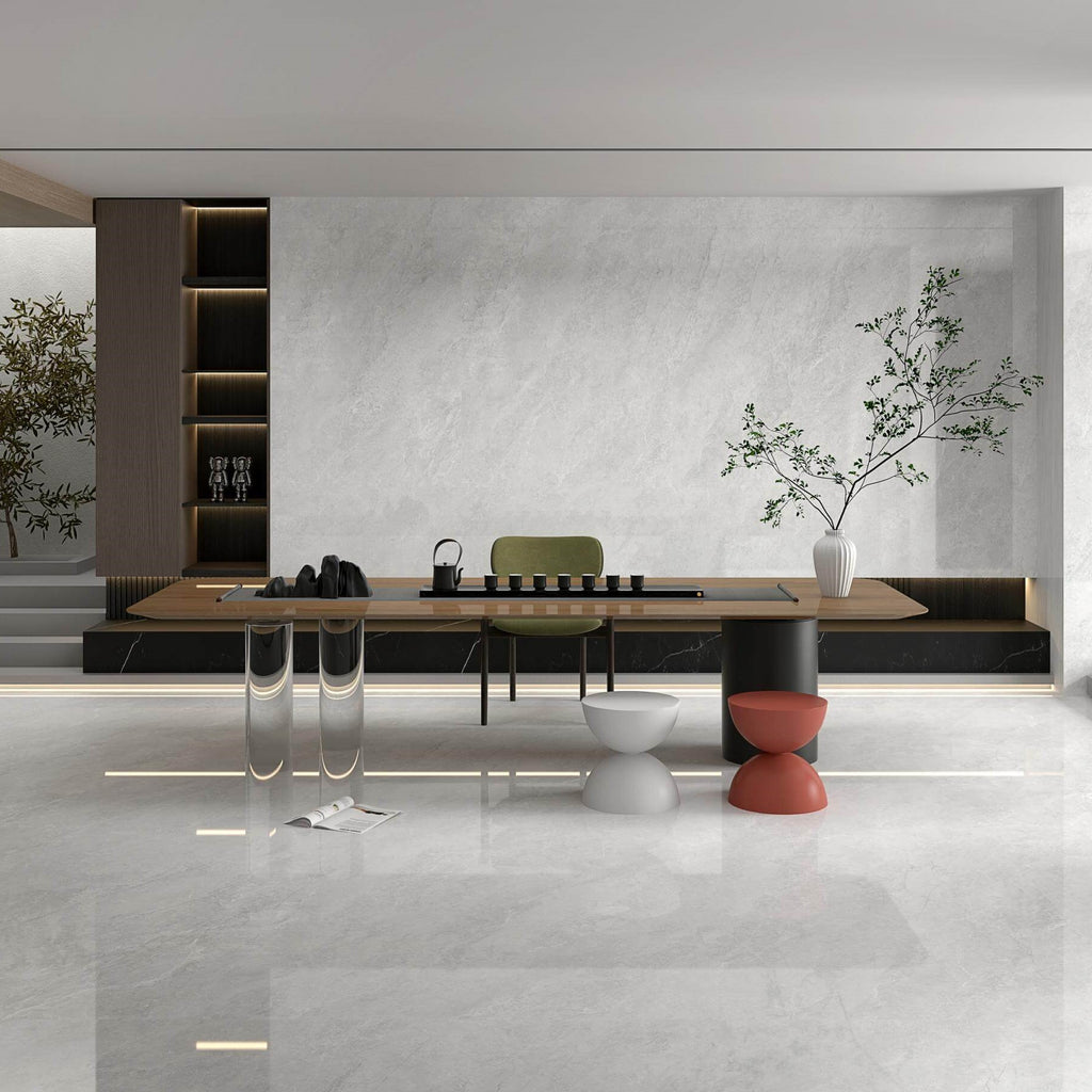 WXMY18L1806-QP09XB Modern Minimalist Industrial Style-Size 1200×1800×9mm-Light gray