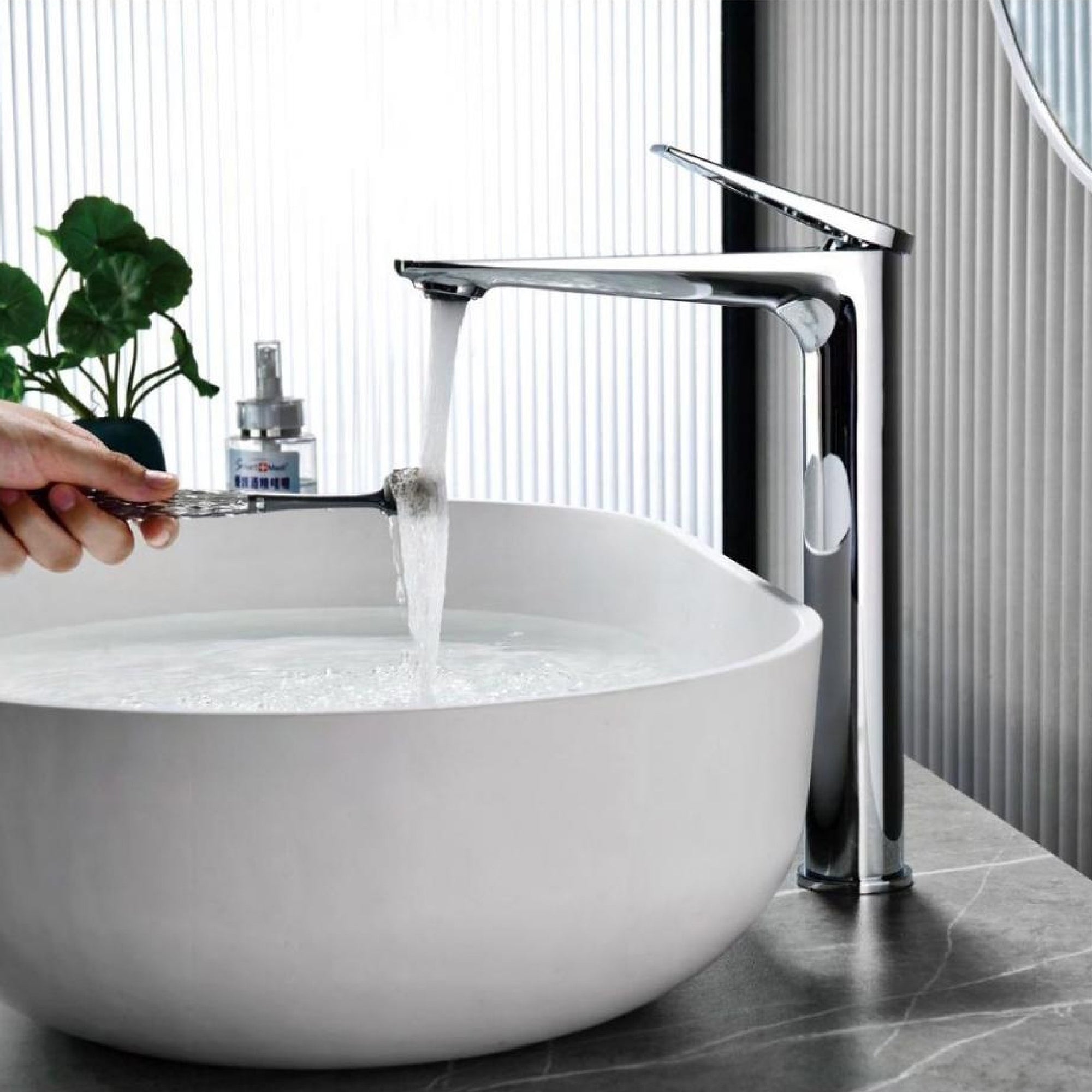 02512BN Basin Mixer Brush Nickel Faucet