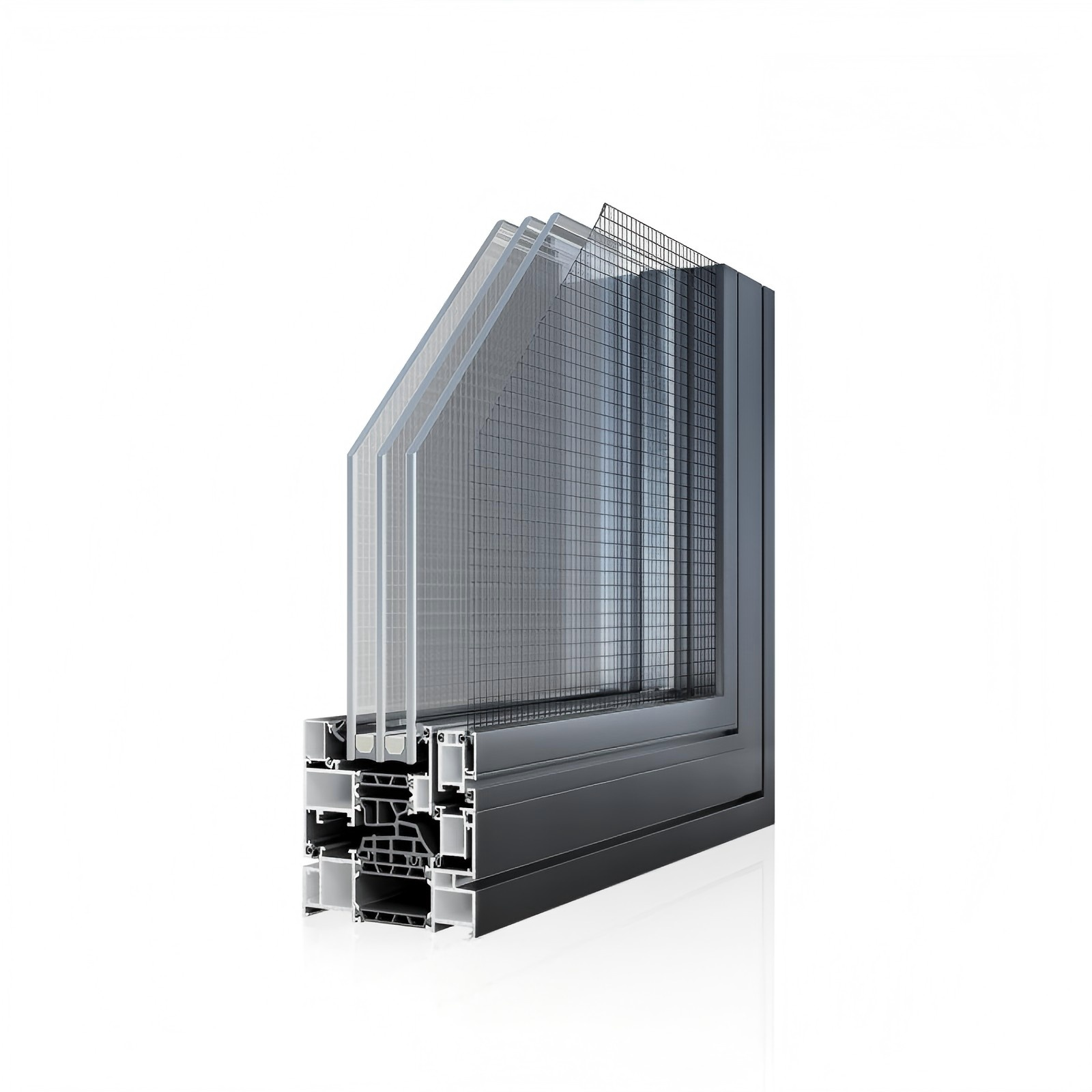Columbia Series 88mm Depth 1.8mm Thickness Casement Window