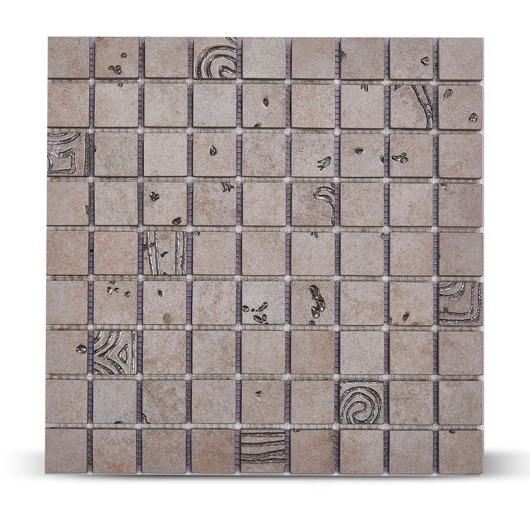 A3030-4445H Ceramic mosaic tiles with modern pattern design