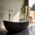 BT-013 Freestanding Boat-Shaped Acrylic Bathtub - Modern Soaking Tub