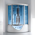 EM-120 3KW Corner Steam Shower Room