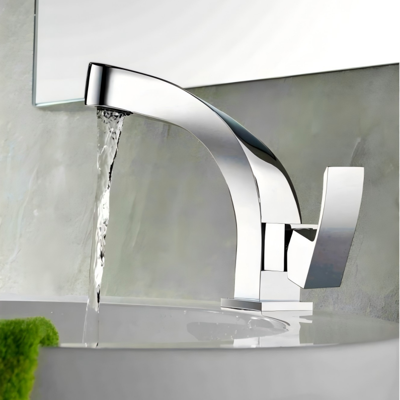 80301 Series Modern Curved Basin Mixer Faucet
