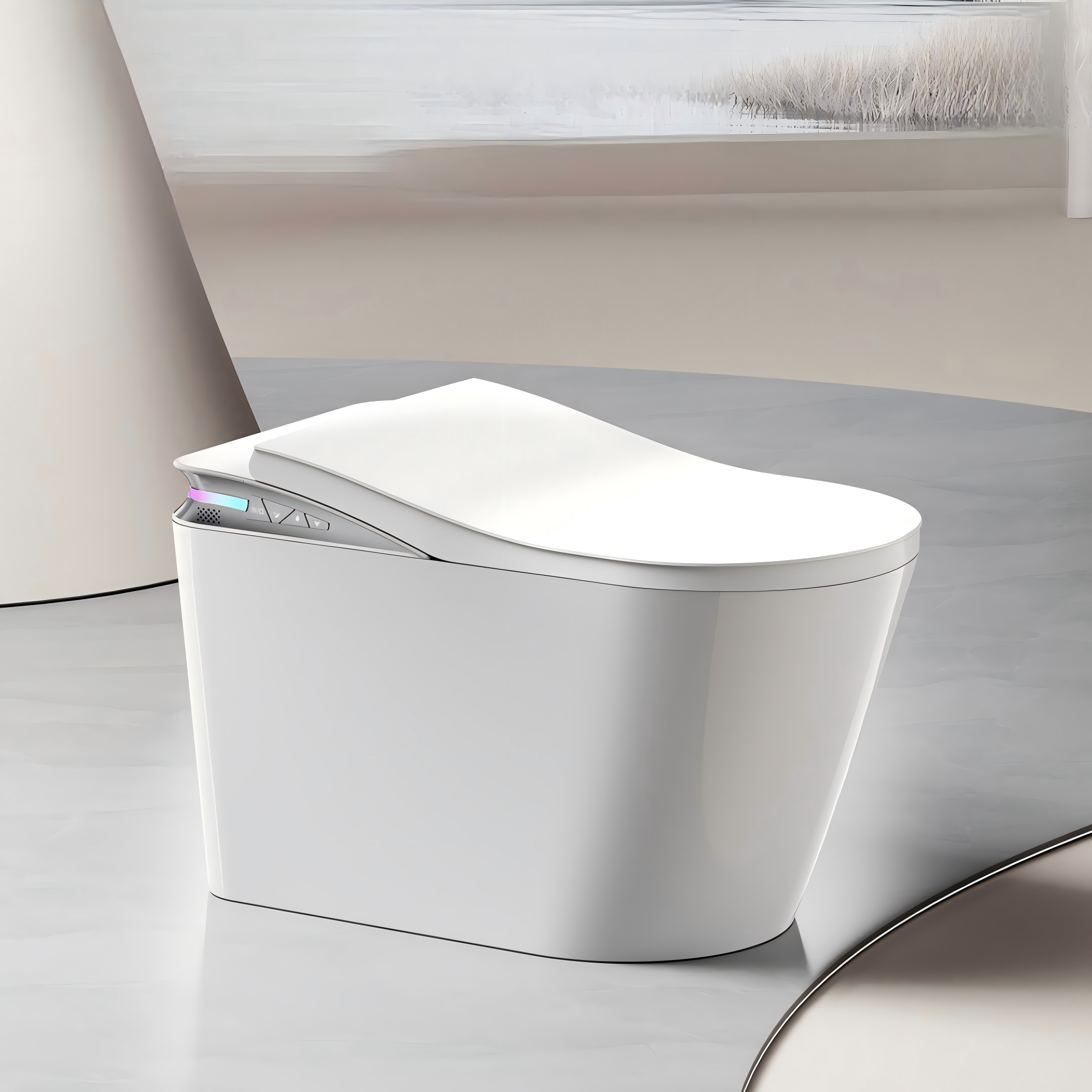  K2 Smart Intelligent Toilet | Modern One-Piece Smart Bidet with Auto Flush & Heated Seat